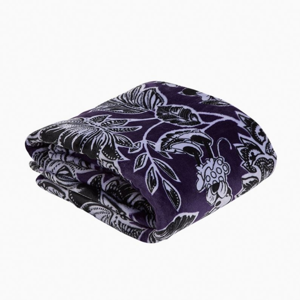 Vera Bradley Disney "...Flirty Floral" Bundle; Blanket; Cosmetic; Purple; NWT